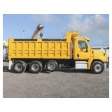 2011 FREIGHTLINER CASCADIA Tri-Axle Steel Dump Tru