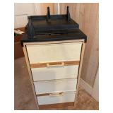 2 Drawer file cabinet w/bookends on top 14 1/2ï¿½ x