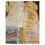 Feed sacks- Dekalb, Chippewa Granulated Salt,