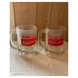 2 Richardson Root Beer mugs