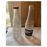 O So Grape & Nesbitts soda bottles