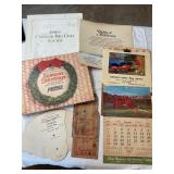 Advertising items, Frederick St., Sunoco, Bock