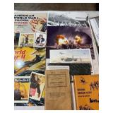 Military photos, books Basic Field Manual, etc