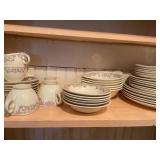 Taylor Smith China setting for 6, plates, cups,