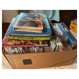 Misc. adult & kids books, cards, craft,