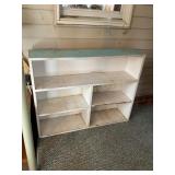 White wooden book shelf, 42x33x10