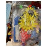 Misc craft items, latch hook yarn,  foam, r