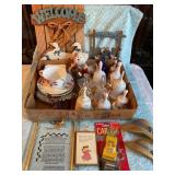 Misc bells, wall decor, gavel, etc