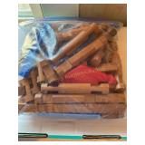 Lincoln logs in gallon bag