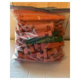 Lincoln logs in gallon bag