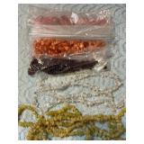 Olive Jade, Clear Quartz, etc