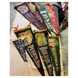8 felt souvenir pennants 25'  longest, Maryland