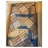 Old cloth tablecloth & napkin set NIB