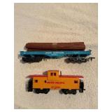 HO Scale Union Pacific caboose, great Northern