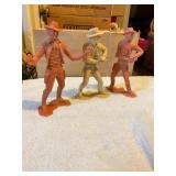 3 Louis Marx  Cowboys 6' tall