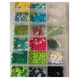 Pearlized Glass bead assortment,  in case