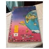 Itï¿½s a big big world atlas, 16x23', some wear