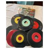 Vtg 45 records, children & adults