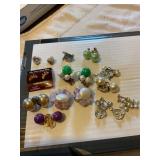 Costume, jewelry clip, and pierced earrings