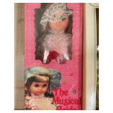 3 dolls porcelain & plastic 18' tallest