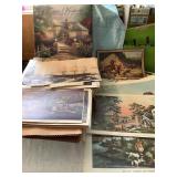 Misc calendar prints 1945 up