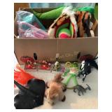 Misc toys, horses, Disney, puppets, etc