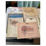 Vtg sheet music, Moon River, Nobody knows the