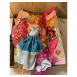 Doll 11'  & doll clothes