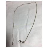 925 Bead  link chain necklace, 19',