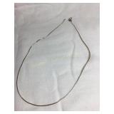 925 chain necklace, 18'  .14 oz.