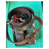 Misc belts-40', sewing machine attachments,