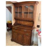 Cherry? China hutch, 2 pc. 45'x 77ï¿½ x 20ï¿½