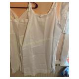 Fitted slip w/ zipper & reg slip, size 44, Sears