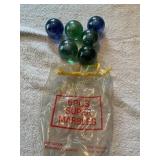 6 Vtg. Super marbles