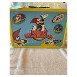 Woody Woodpecker metal popcorn tin 13' x 9ï¿½ x 4ï¿½