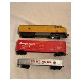 HO Scale train cars, Southern grain car,