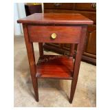 Cherry? End table w/ drawer 15' x 28? x