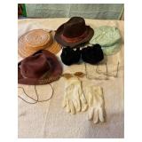 Doll accessories glasses, hats, gloves, purses