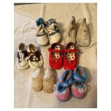 6 pr doll shoes