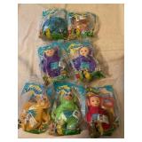 7 Burger King toys, Teletubbies NIP