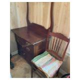 Wood washstand / dry sink 32' x 56' x 17 1/2ï¿½