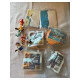 7 burger, King toys, IQ action figures, etc