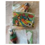 3 Burger King toys goof, troop, bowlers
