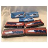 7 Frost Cutlery knives- Raven (4) & Stinger (3)