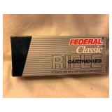 20 Rds Federal Classic rifle ammo, 223A, 55 gr,