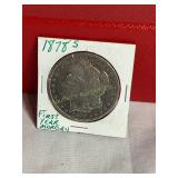 1878 (s) Morgan silver dollar