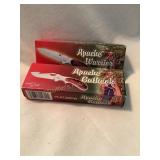 2 Apache knives -warrior & guthook, Jim Frost NIB