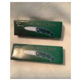 2 Frost Cutlery Chief Cut A Trail knives ,NIB