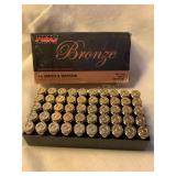 50 Rds. Bronze PMC ammo, 40 S&W, 180gr. FMJ-FP