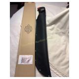 Guide Gear sawback machete w/sheath, 17' blade,